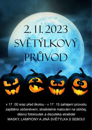 Halloweenský průvod 1