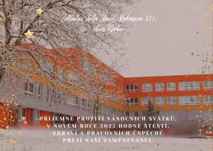 Přání a poděkování rodičům a přátelům školy 1