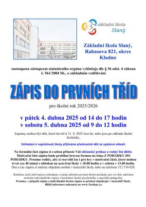 Zápis 1